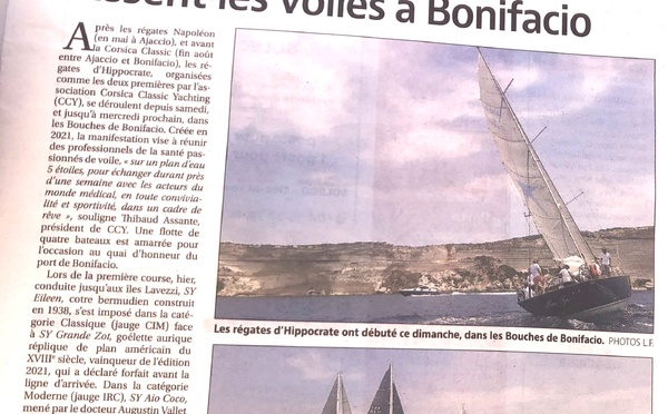 Revue de presse Corsica Classic Yachting 2022